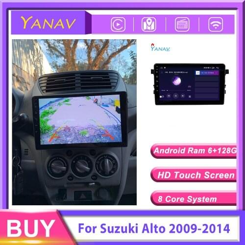 2 din Android Car Radio For Suzuki Alto 2009-2014 Auto Stereo Multimedia Video GPS Navigation DVD Player with carplay head unit