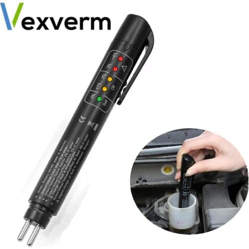 Auto Brake Fluid Tester Oil Quality Check Pen Universal Car Brake Liquid Digital Tester Vehicle Auto Accurate Testing Tool