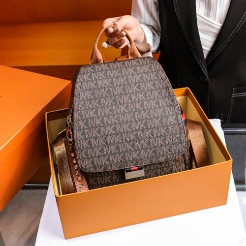 Beroemde Merk Lederen Rugzak Vrouwen 2020 Nieuwe Mode Mode Grote Capaciteit Vrouwen Tas Veelzijdige Rugzak