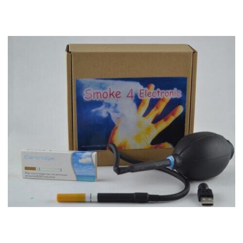 Smoke 4 Electronic (Device + 10 Smoke Cartridges) - Magic Trick,Close Up Magic,Mentalism,Stage Magic,Comedy,Accessories,Gadgets
