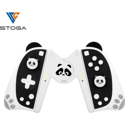 Stoga Remote Wireless Controller Panda Gamepad For Nintendo Switch With 6-Axis Sensing And Real Vibration Feedback