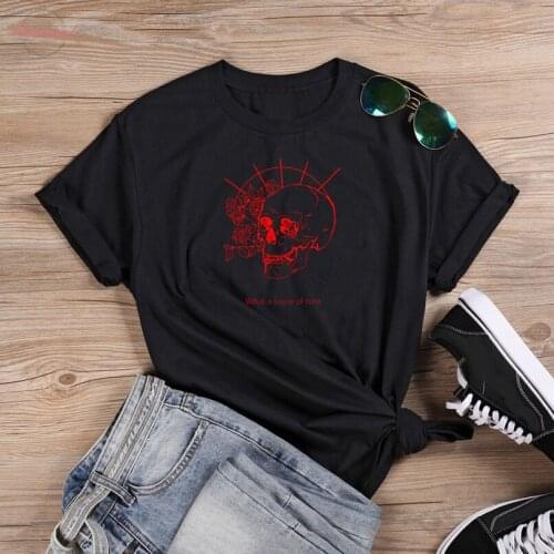 What a waste of time Gothic skull t-shirt unisex women graphic quote 100% Cotton grunge hipster casual Fashion tee top tshirt