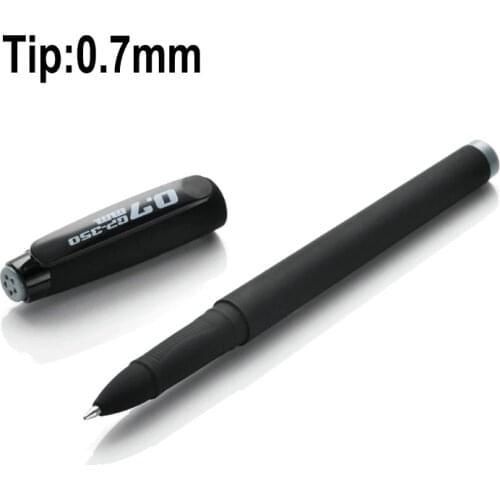 3Pcs/5Pcs Bullet Tip 0.7mm Office Business Matte Signature Pen Writing Stationery Handle School Student Black Ink Exam Gel Pen