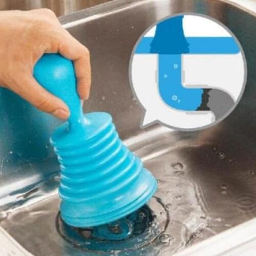 Kitchen sink dredge pipe/dredge toilet squeeze drain cleaner skin suction toilet suction