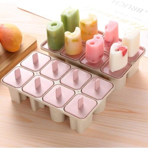 Summer Homemade Ice Cream Ice-lolly Mold Popsicle Moulds Tray Kitchen DIY Accessories
