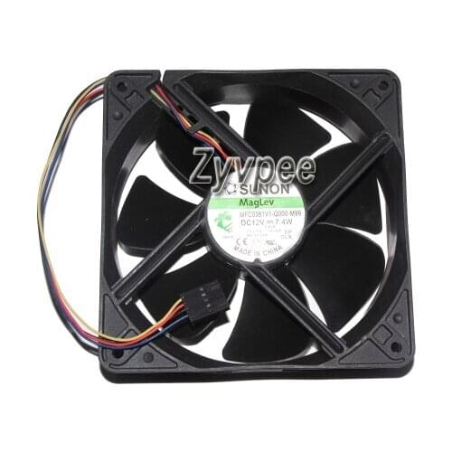 MFC0381V1-Q000-M99 12V 7.4W 0.62A 4Wires 4Pin For Dell OPTIPLEX 360 745 755 760 BTX Case Fan,Cooling Fan