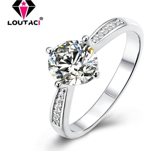 New Popular Moissanite 1ct D Color VVS1 Clarity Round Excellent Cut Small Stone Set Four Claws Women
