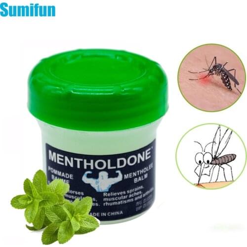 26g Green Anti-itch Ointment Mint Cooling Cream Anti Mosquito Bites Relief Headache Dizziness Muscle Pain Rub Aches Health Care