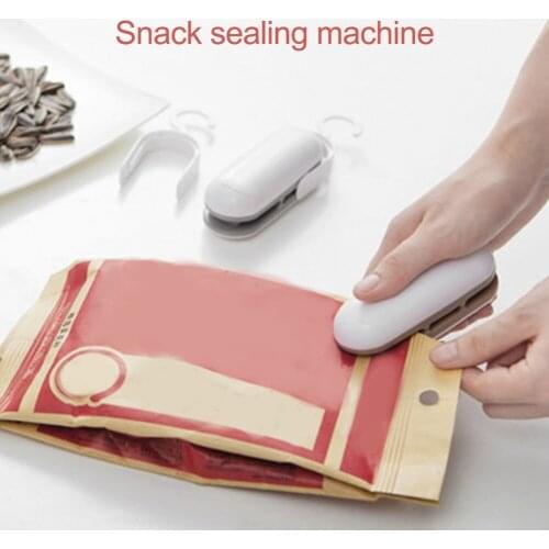 Mini Portable Food Clip Heat Sealing Machine Sealer Home Snack Bag Sealer Kitchen Utensils Gadget Kitchen Accessories Tools