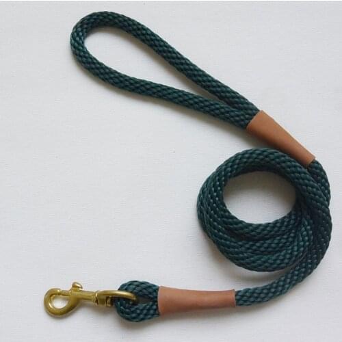 Dog Leash for Mideum Large Dogs Pet Products for Dog Collar Harness Lead Running for Animals Quick Release Leather dog leash