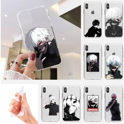 Japanese anime Tokyo Ghoul Phone Transparent clear case for Samsung Galaxy A21S A71 S8 S9 S10 Plus lite S20 note 20 ultra