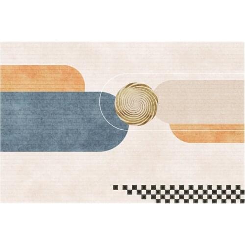 Nordic Living Room Carpet Bedroom Coffee Table Floor Mats Absorbent Stain-Resistant Household Ins Style Light Luxury Summer