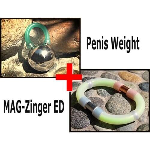 Penis Enlarger (ADS) + ED Mag-Zinger Blakoe Testosterone 2 Pack ALL Day Wearing