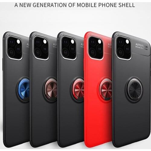 The Soft TPU Anti-fall Ring Magnetic Bracket Phone Case Cover for Oneplus 6 6T 7 7T 7TPRO 8 8PRO nord 5G