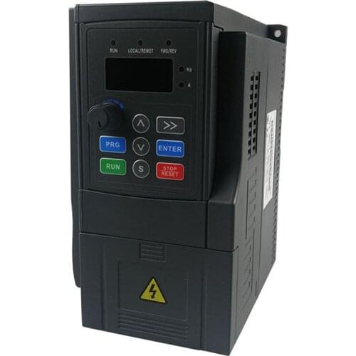 ZC1000-2S 15KW 220V-Fase de entrada del inversor VFD 3 Fase de salida de convertidor de frecuencia ajustable velocidad 1500W 220