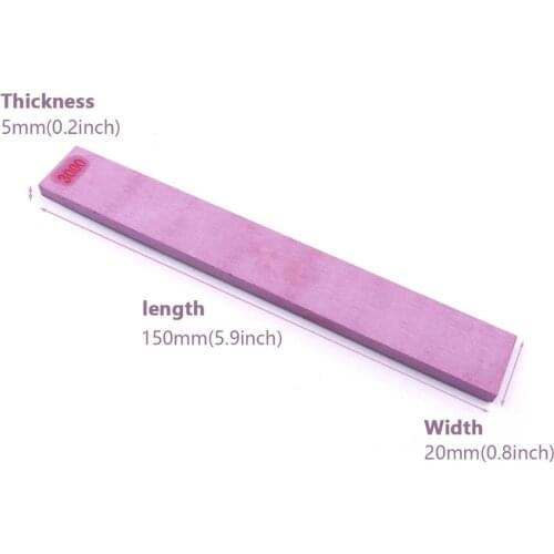 CHEERBRIGHT 1PC Super Strong Ruby Oil Stone 3000# Grit Fixed angle Sharpening Stones Knife Sharpener Fine Stone