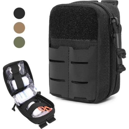 1000D Tactical Molle Pouch Outdoor Medical Bag EDC Waist Pack Tool Accessory Pouch Phone Case Survival First Aid Pouch