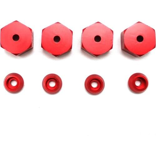 4pcs 5mm to 12mm Metal Adapters Wheel Hub Combiner for WPL JJRC MN RC Truck Car Accessories