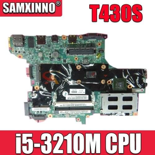 Akemy FRU 04X3717 laptop motherboard for lenovo thinkpad T430S i5-3210M DDR3 Mainboard