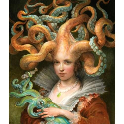 Special shape, diamond embroidery, Octopus 5D, diamond painting, cross stitch, 3D square, diamond mosaic, home decoration