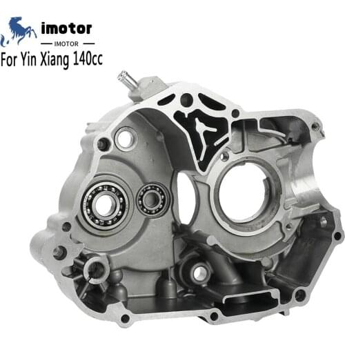 YX140 Motorcycle CrankCase Left Side Crank Case For 56mm Bore YINXIANG YX 140cc Horizontal Engine 140cc Dirt Pit Bike Parts