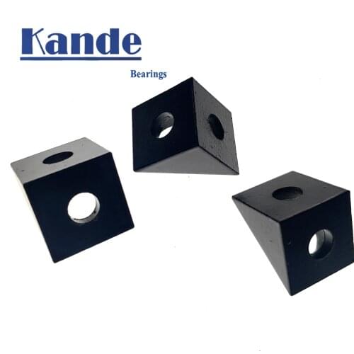 CNC LEAD KIT 1515 DIY Parts V-slot Black Angle Corner Connector 90 Degree Angle Bracket for Openbuilds 2020 Aluminum Profile EU