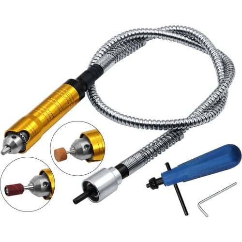 Engraver Flexible Shaft 6mm Flex Shaft Handpiece Power Tool Electric Drill Handle Chuck Separate Mini Grinder Accessories