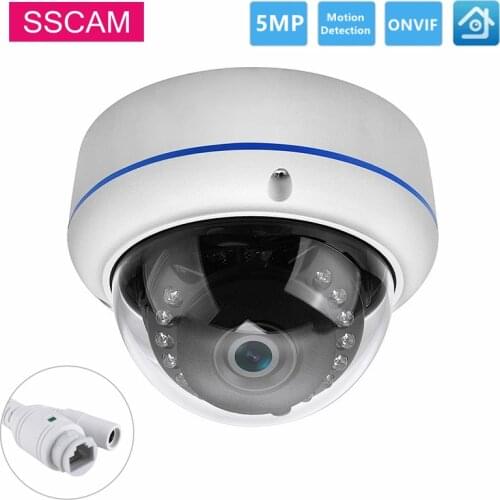 5MP IP Mini Camera ONVIF POE Motion Detection Fish Eye Home Security High Resolution ONVIF 2MP 4MP 5MP IP POE Camera 20M IR