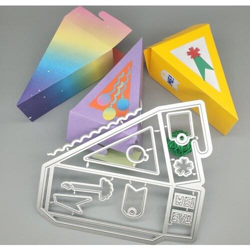 Christmas candy box, gift box, popcorn box metal cutting knife mold, paper crafts, scrapbook, photo album DIY decoration