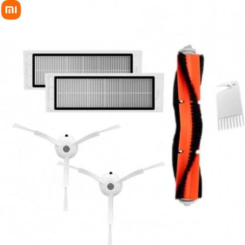 Original Xiaomi Robot Vacuum Part Pack of HEPA Filter,Main Brush,Cleaning Tool,Side Brush for xiaomi/roborock Vacuum Cleaner H10