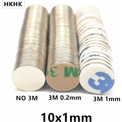 10x1 Neodymium Magnet 10mm x 1mm N42 NdFeB Round Super Powerful Strong Permanent Magnetic imanes Disc 10x1