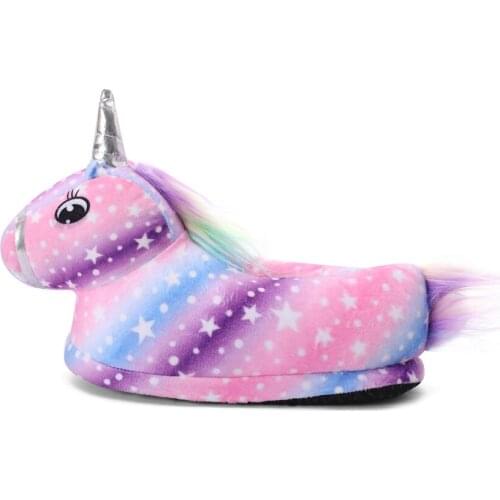 New Fashion Baby Girls Unicorn Kigurumi Pajamas Children Sleepwear Oneises Shoes Baby Slippers Kids Shoes