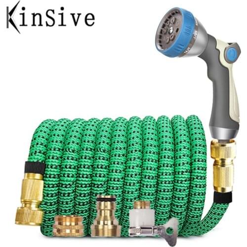 New Water Gun Garden Hose Fexible Retractable Magic Hose High Pressure Car Wash Hoses Spray Gun Outdoor Garden Irrigation Tools