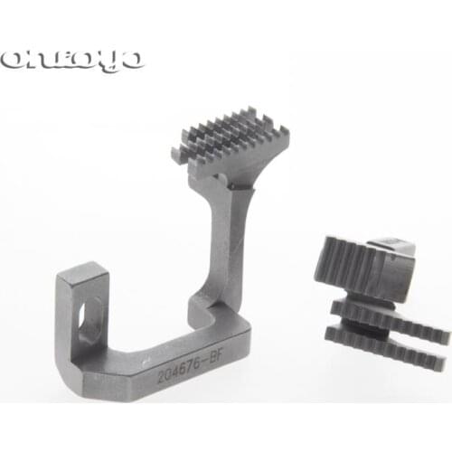 Industrial Sewing Machine Spare Parts Feed Dog 204676-BF 208078-BF Set For Pegasus L52-13 Machine