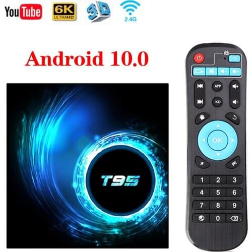 Network set-top box T95 TV Box Android 10 4GB 32GB Allwinner H616 Quad Core H.265 4K 60fps Media player 2GB 16GB Set top box