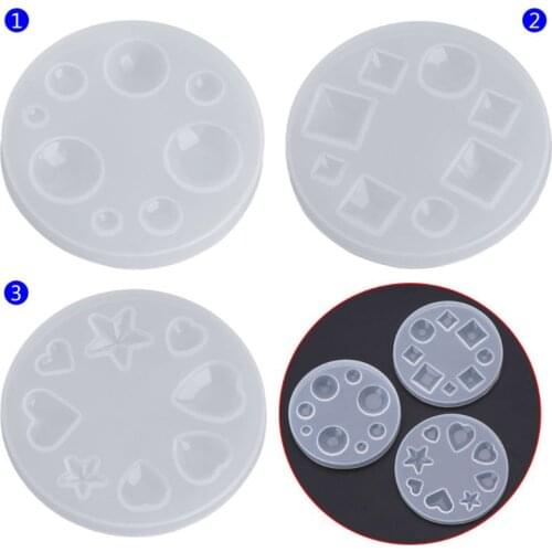 Silicone Mold DIY Jewelry Making Pendant Earrings Necklace Crafts Geometric Tool epoxy resin molds for jewelry Hot