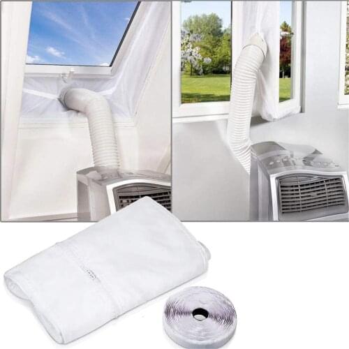 1PCs Window Seal Fabric with 1PC roll of strips Window Sealing For Mobile Air Conditioners Air Conditioners Dryers And Exhaust