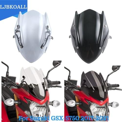 Motorcycle Windscreen Windshield Deflector Protector Wind Screen for Suzuki GSX-S750 GSXS 750 GSXS750 2017-2021 2018 2019 2020