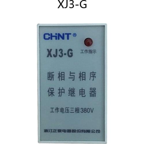 XJ3-G AC380V Phase Break and Phase Sequence Protection Relay Phase Short Protection Three-phase Motor Protector