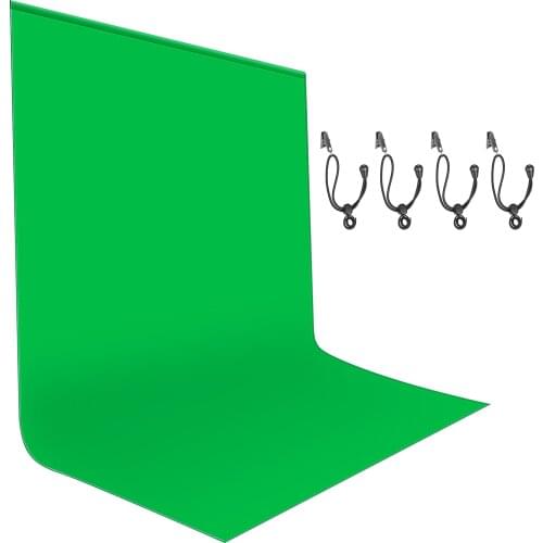Neewer 6x9ft/1.8x2.8M Green Screen, Photography Backdrop Background, Green Chromakey Background for Video Studio Film Television