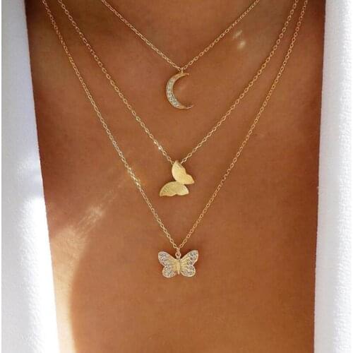 Vintage Choker Necklaces & Pendants for Women 2021 Vintage Gold Chain Necklace Bohemian Collier Femme Statement Jewelry Collares