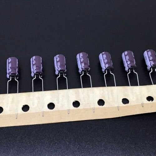 10pcs 100uF 10V NICHICON PL Series 6.3x11mm 10V100uF High Quality Aluminum Electrolytic Capacitor