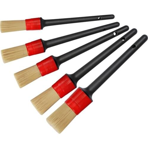 5Pieces Car Detailing Cleaning Brush Set for Cleaning Wheels Tire Brush