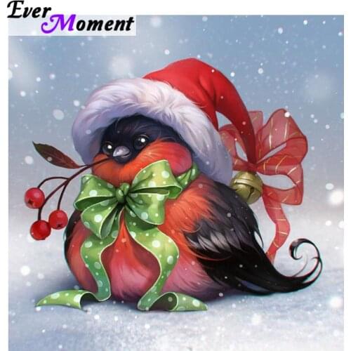 Christmas Bird Animals 5D Diamond Mosaic Crafts Diamond Painting Cross Stitch Rhinestones Full Square Diamond Embroidery ASF617