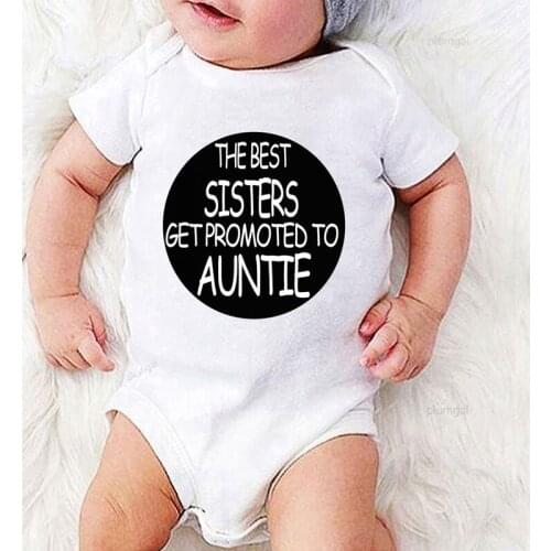 Kids Outfits Newborn Boy Outfit Toddler Girls Winter Rompers Cotton Printing Best Sister Auntie Baby Girl Autumn Jumpsuit