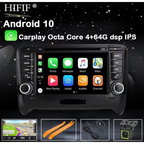 DSP PX5 HD IPS 2 din Android10 Car multimedia dvd player Stereo GPS Navigation For Audi TT MK2 2006-2012 auto radio Head unit FM