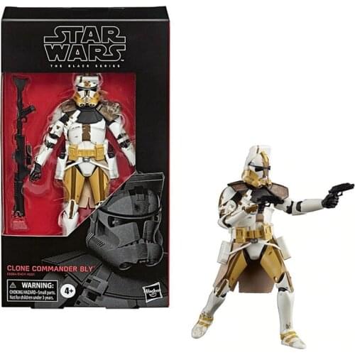 Star Wars The Black Series Clone Commander Bly Toy 6-inch Scale The Clone Wars Collectible Action Figure Kids for children