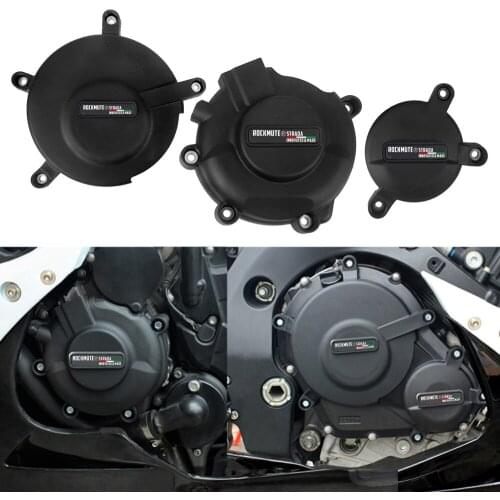 Motorcycle Engine Gear Box Full Cover Crash Protector Slider Pad For SUZUKI GSX-R600 GSX-R750 2006-2013