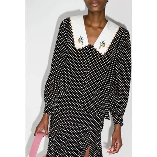 Женские рубашки с вышивкой LEOSOXS China At AliExpress