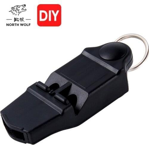 Pealess mini survival whistle basketball football training match referee whistle seamless